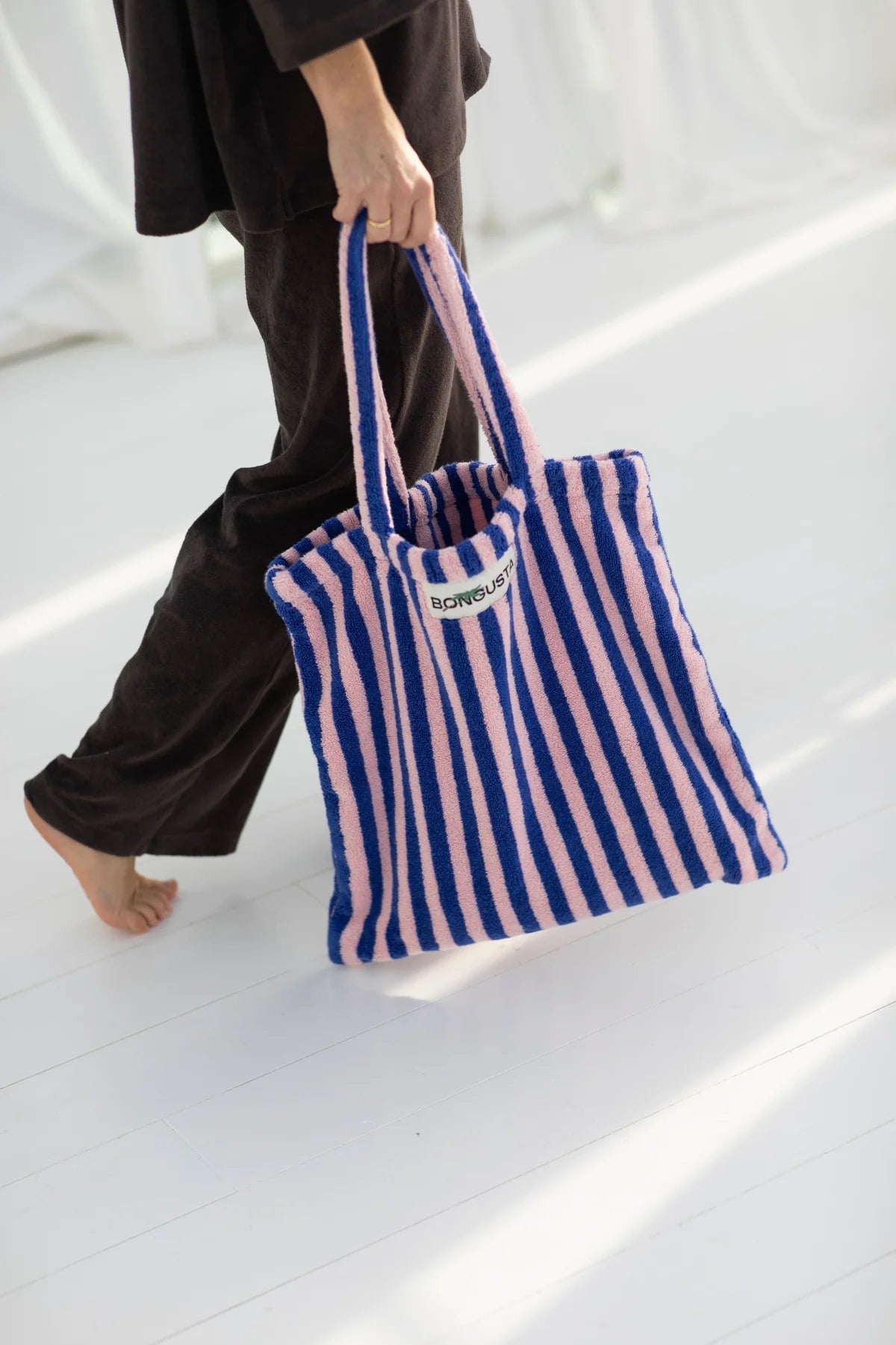 Bongusta Naram Tote Bag dazzling blue & rose