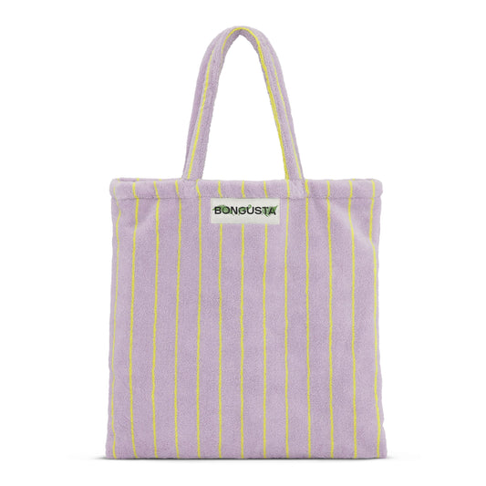 Bongusta Naram Tote Bag lilac – neon yellow
