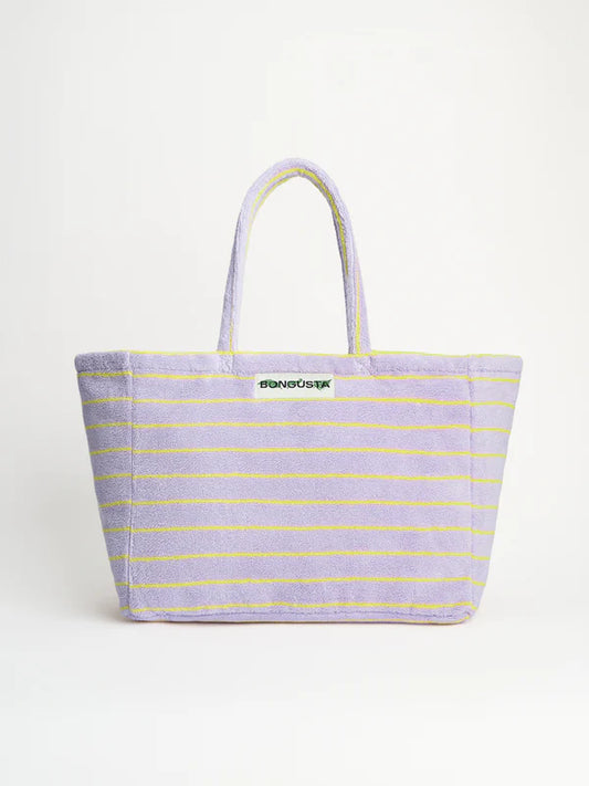 Bongusta Naram weekender lilac – neon yellow