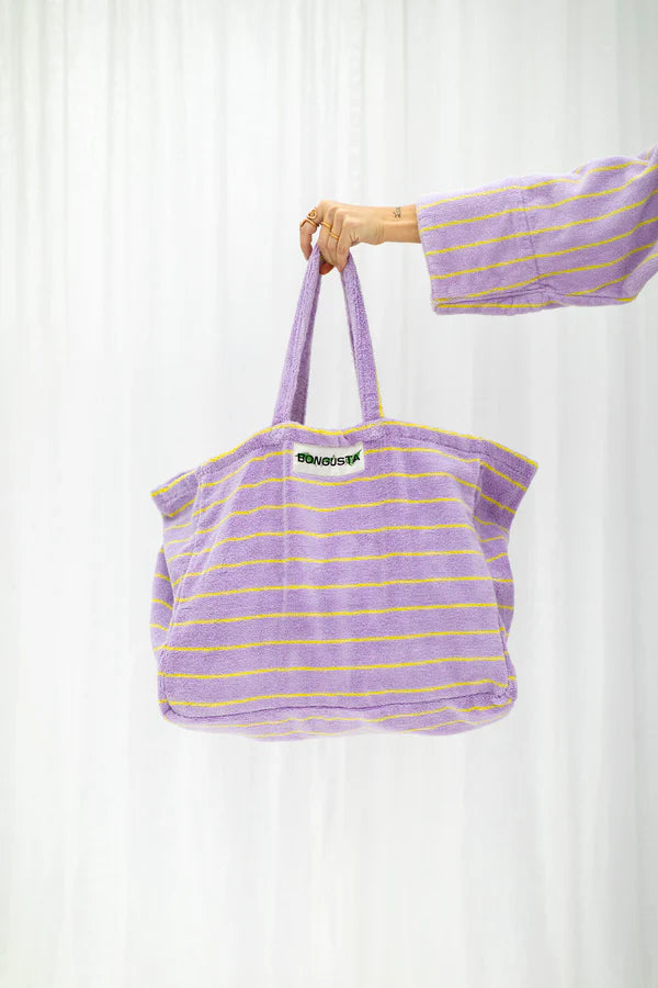Bongusta Naram weekender lilac – neon yellow