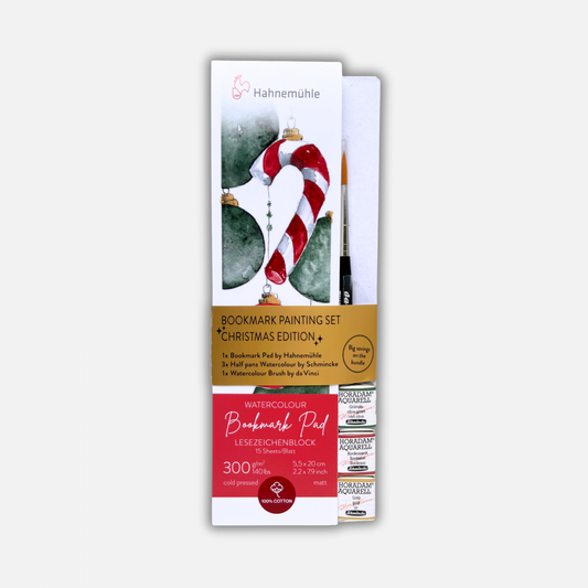 Bookmark Painting Set Watercolor Christmas Edition - Hahnemühle