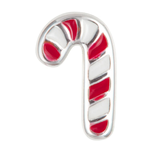 Candy Cane silber Ohrring einzeln - LULU Copenhagen