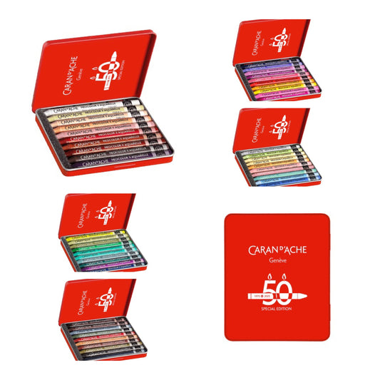 Caran d‘Ache Neocolor II - Wachspastelle 10er Sets Birthday Edition