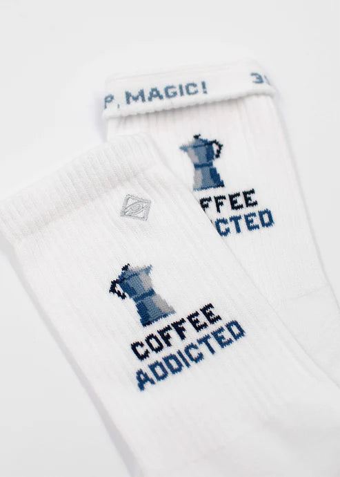 Coffee Addicterd - Tennis Socken von J. Clay