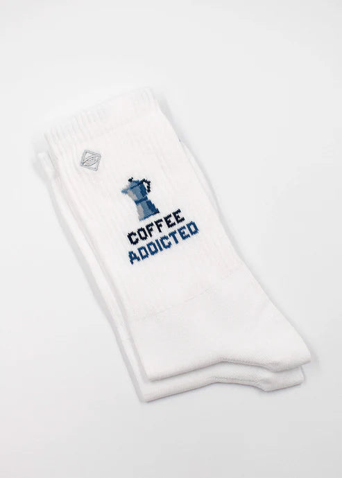 Coffee Addicterd - Tennis Socken von J. Clay