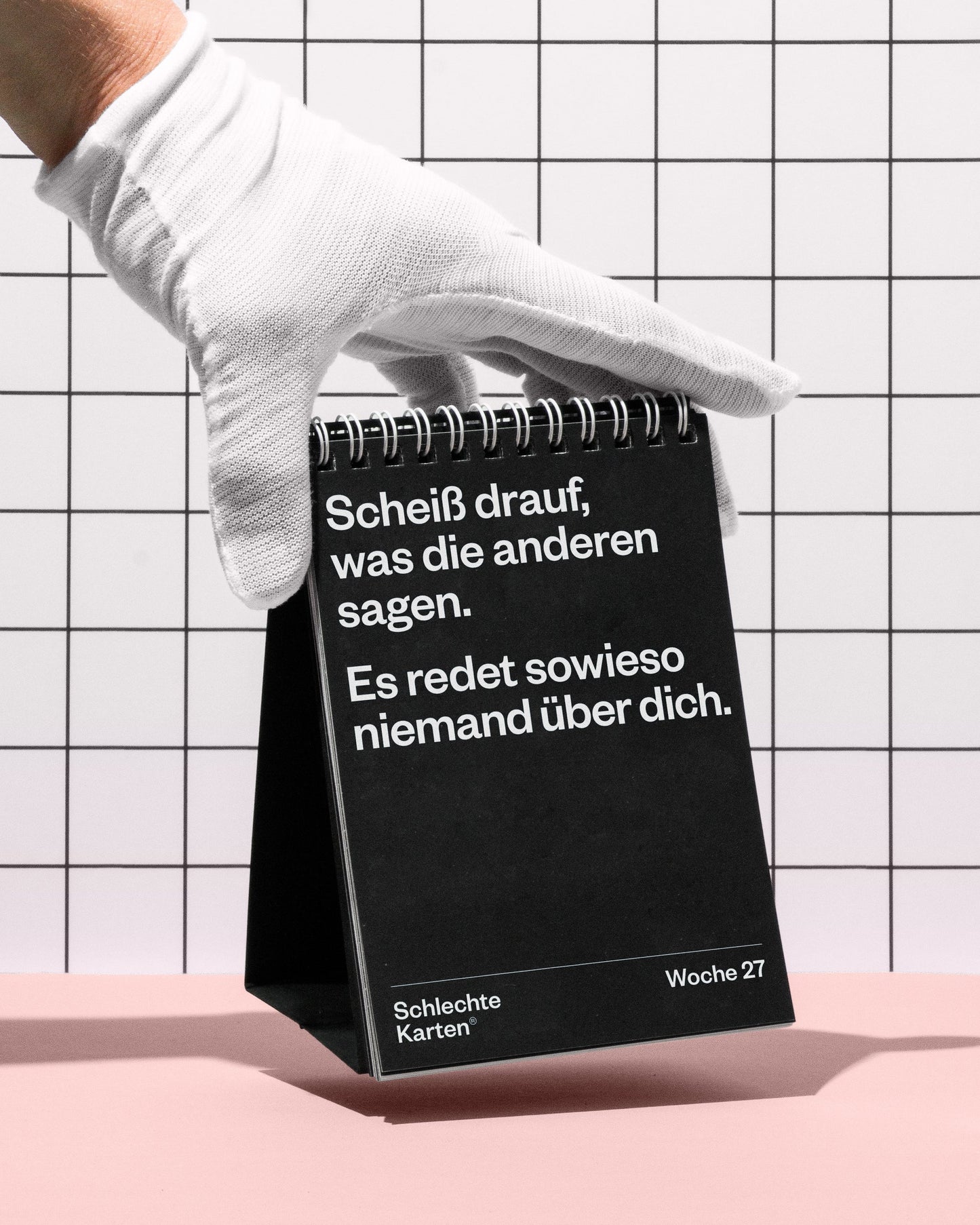 Demotivierender Tischkalender 2026 von Schlechte Karten