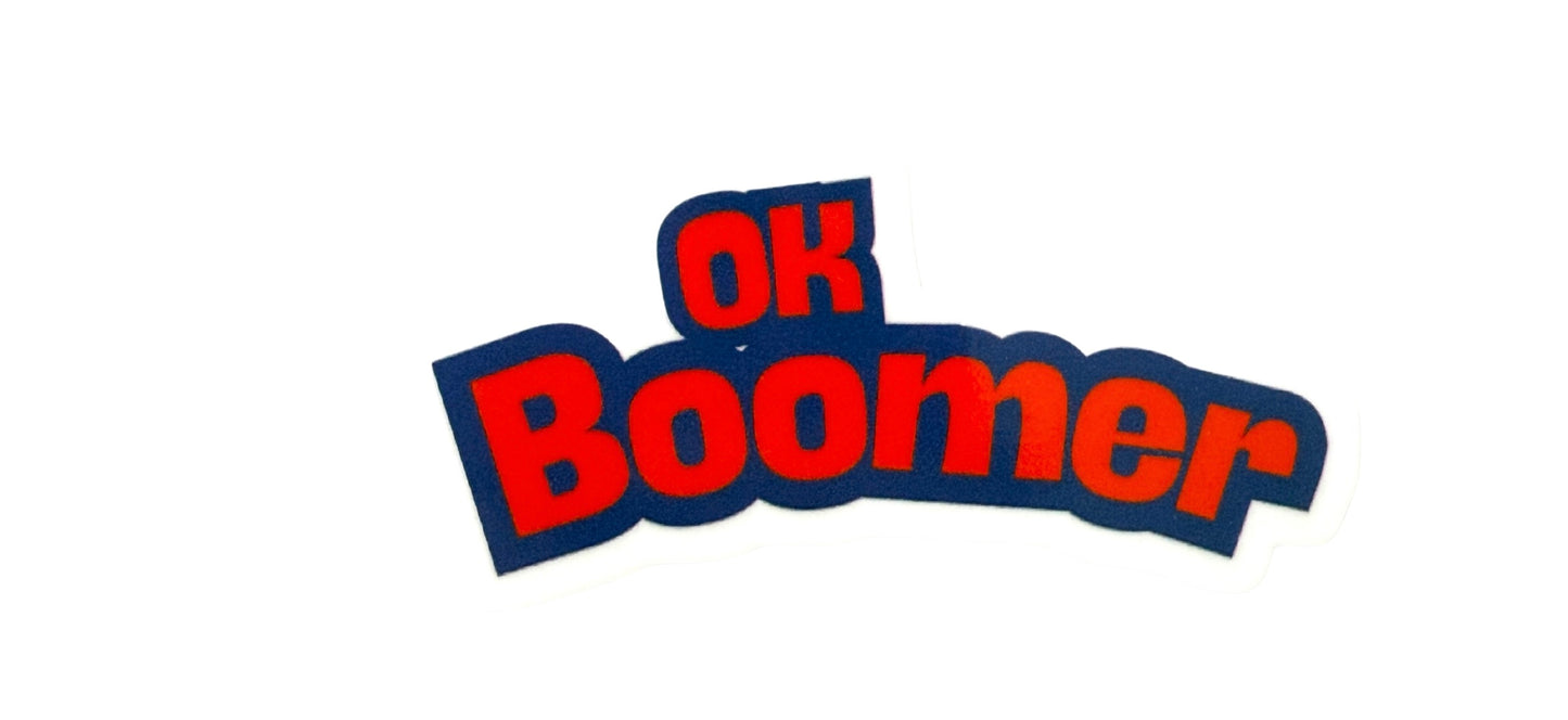 Sticker OK Boomer