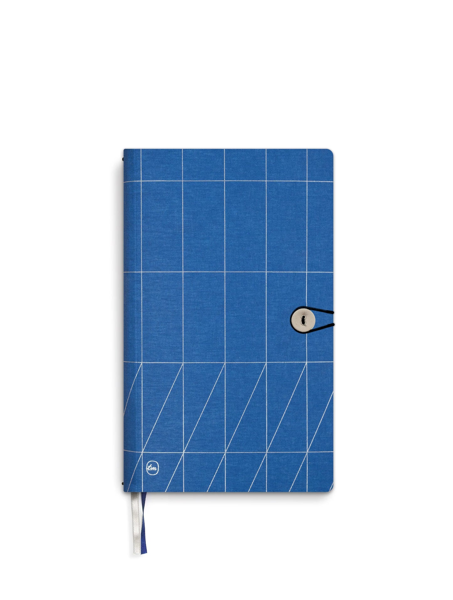 Diary Button Blue Print 2026 von Tinne & Mia