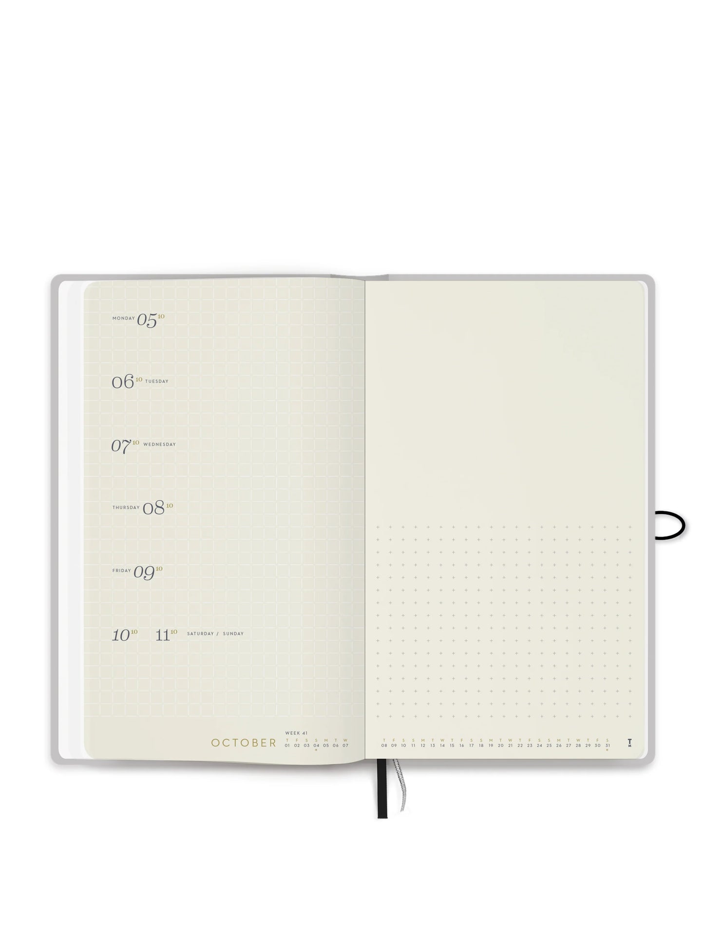 Diary Button Cocoon Fkowers 2026 von Tinne & Mia