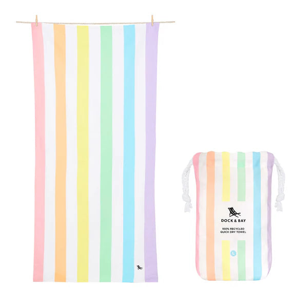 Dock & Bay Beach Towel Unicorn Waves - verschiedene Größen