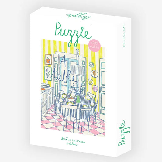 Puzzle A table von Zoe de Las Cases 1000 Teile - Hachette Pratique