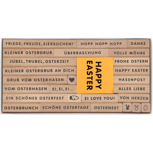 Happy Easter Stempelset Ostern - Rico Design