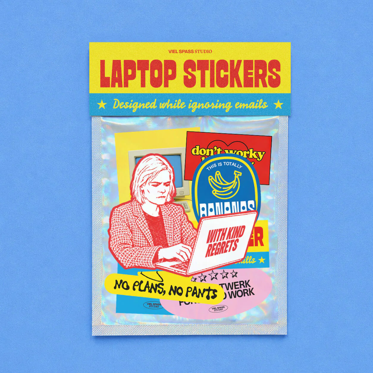 Laptop Stickerset Viel Spaß Studio