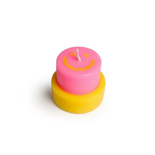 Happy Candle Smiley mini - Not the Girl Who Misses Much