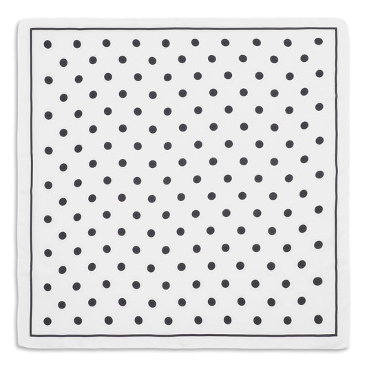 Tuch Polka dot schwarz/weiß von Sui Ava