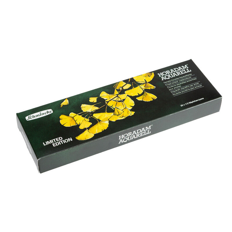 Schmincke Horadam Aquarellkasten Ginkgo 20 1/2 Näpfchen