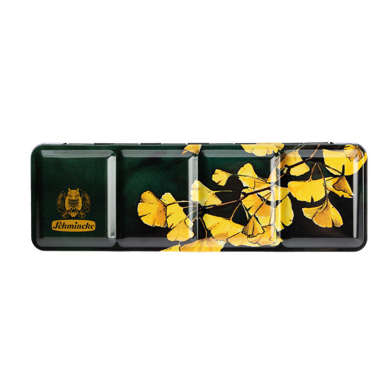 Schmincke Horadam Aquarellkasten Ginkgo 20 1/2 Näpfchen