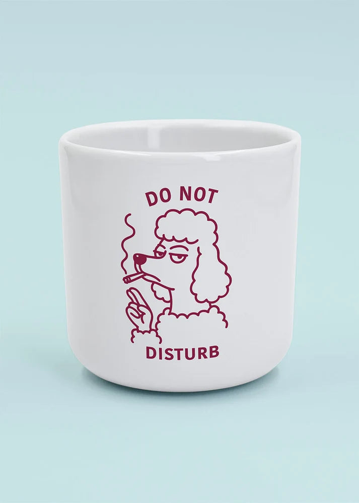 Porzellanbecher Do Not Disturb Dog - J. Clay