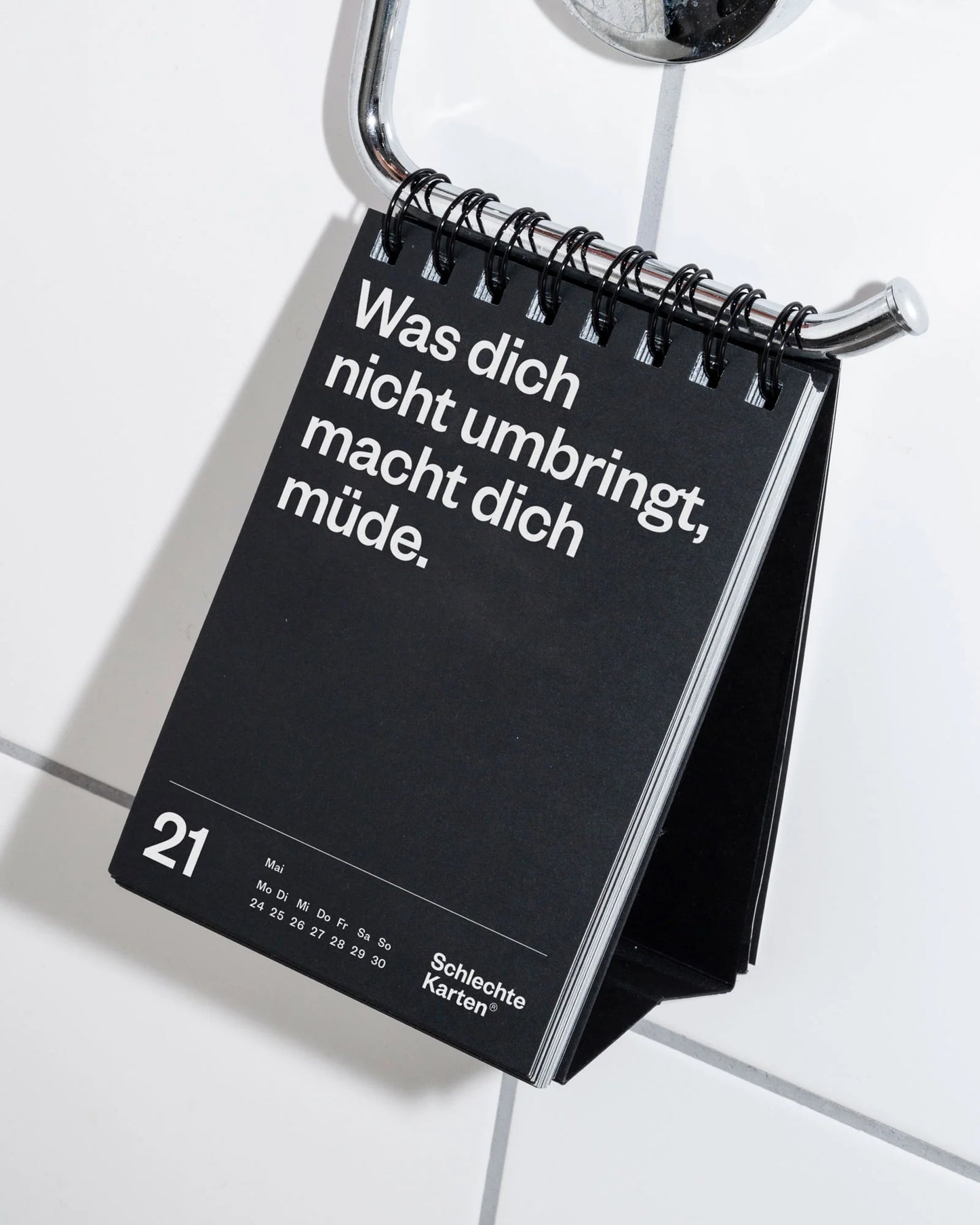 Demotivierender Tischkalender 2027 von Schlechte Karten