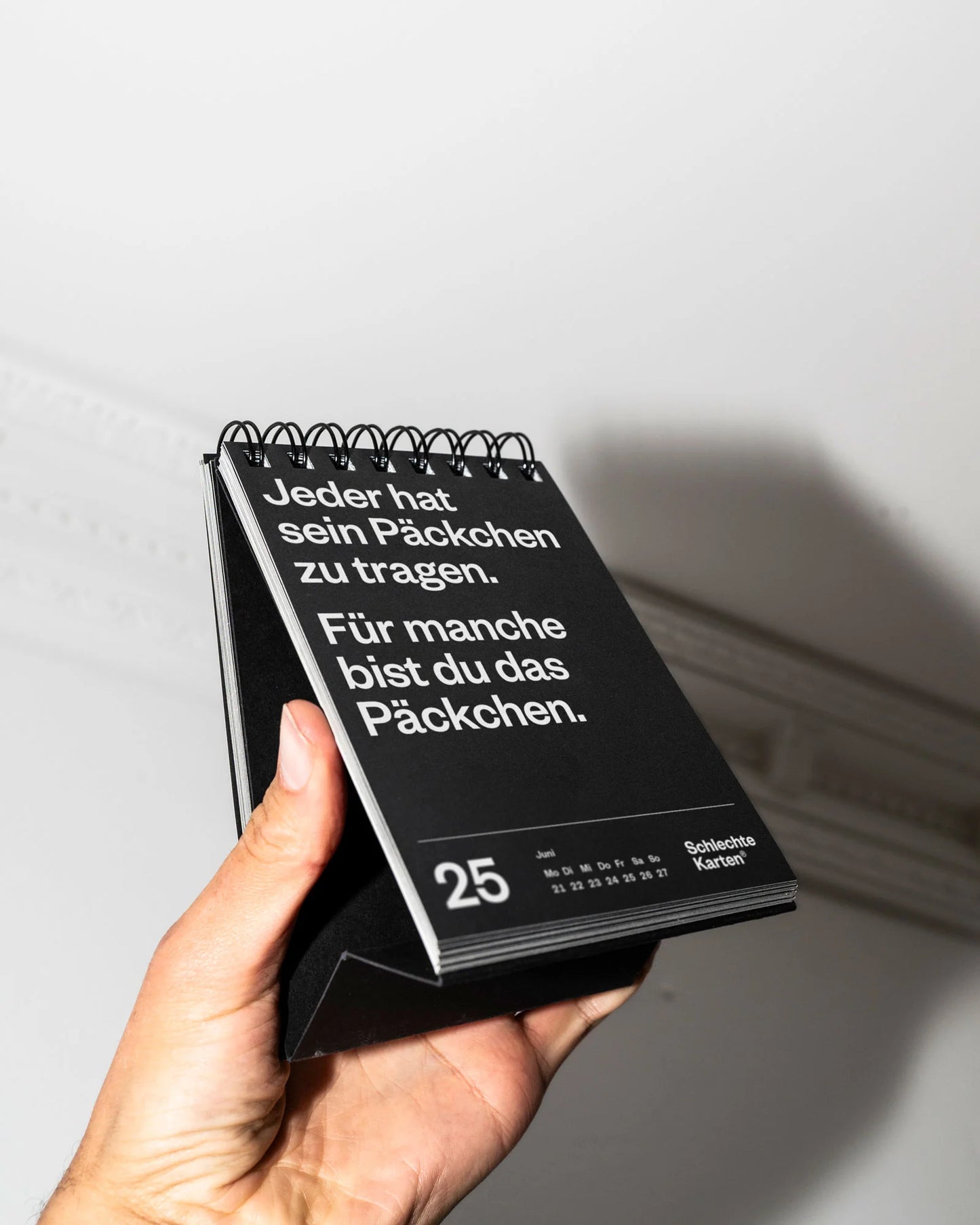 Demotivierender Tischkalender 2027 von Schlechte Karten