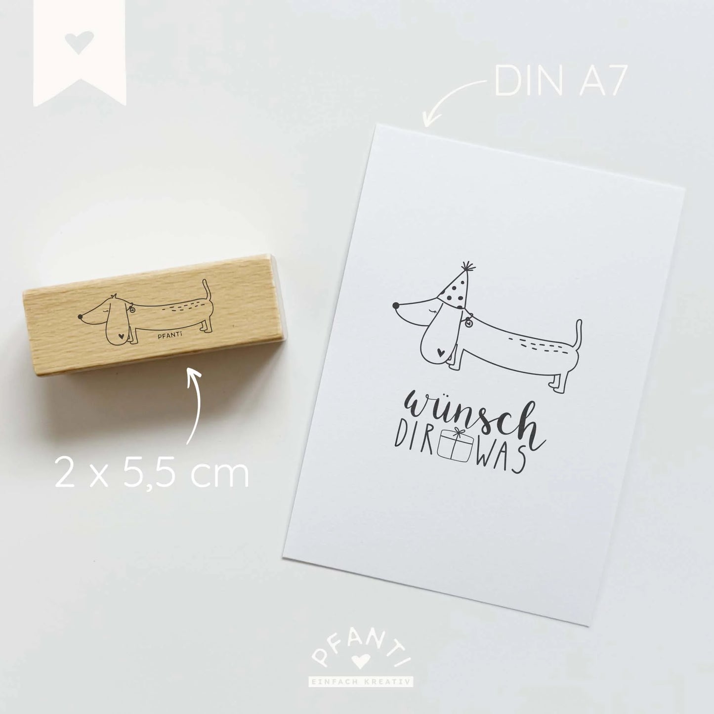 Stempel Dackel Pfanti