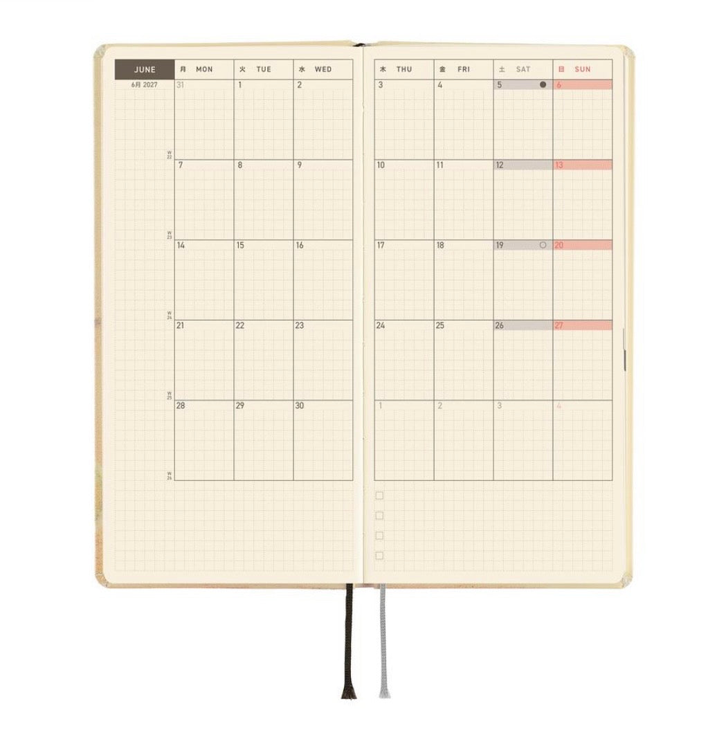 Hobonichi Techo Weeks Akiko Miyakoshi: Once, in Spring - 2027