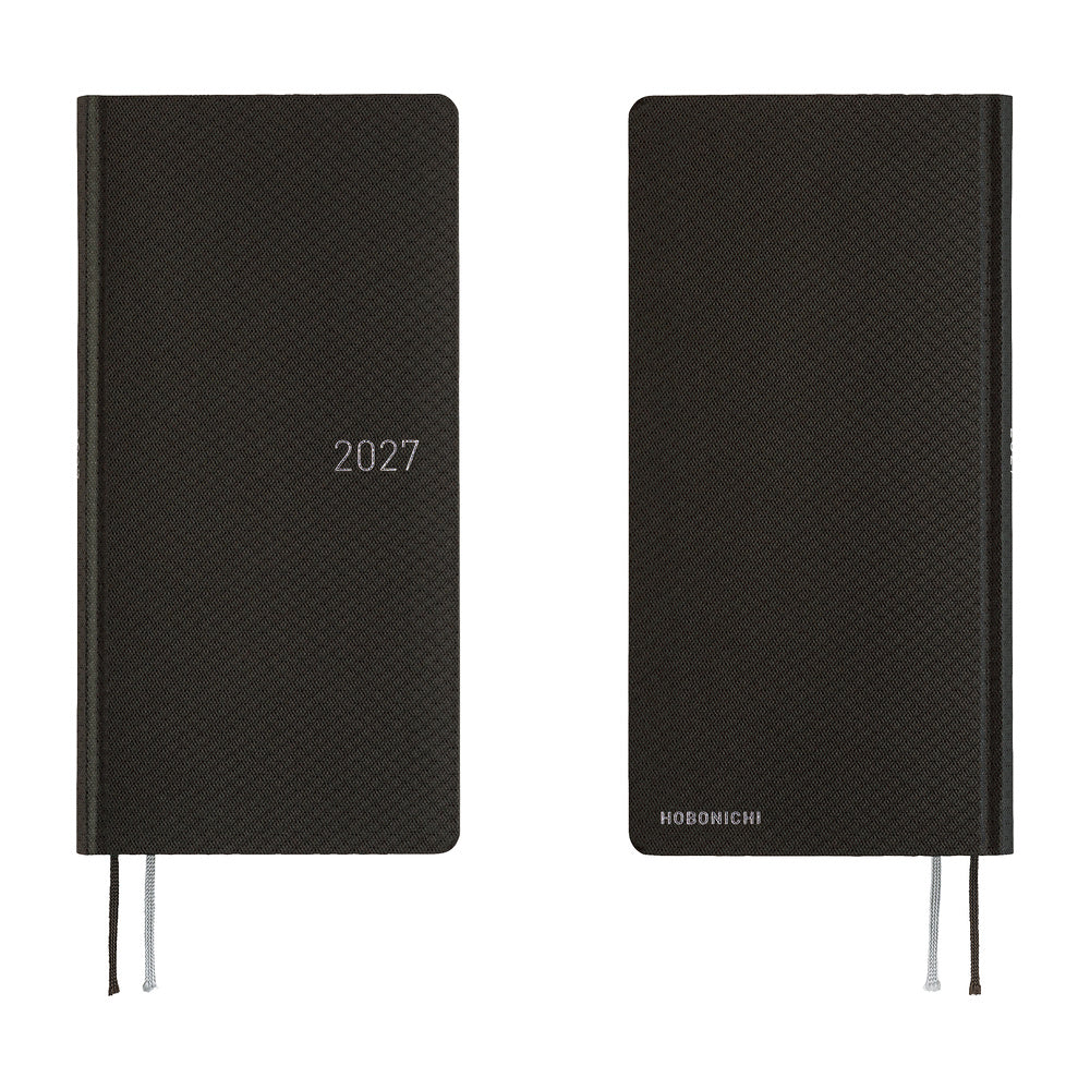 Hobonichi Techo Weeks Paper Black Argyle - 2027