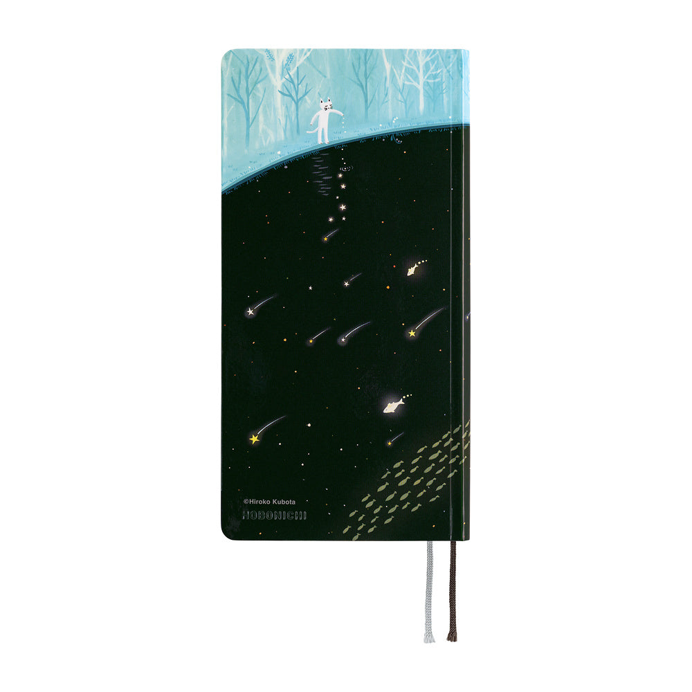 Hobonichi Techo Weeks Hiroko Kubata Meteor Shower in the Light Blue Forest- 2027