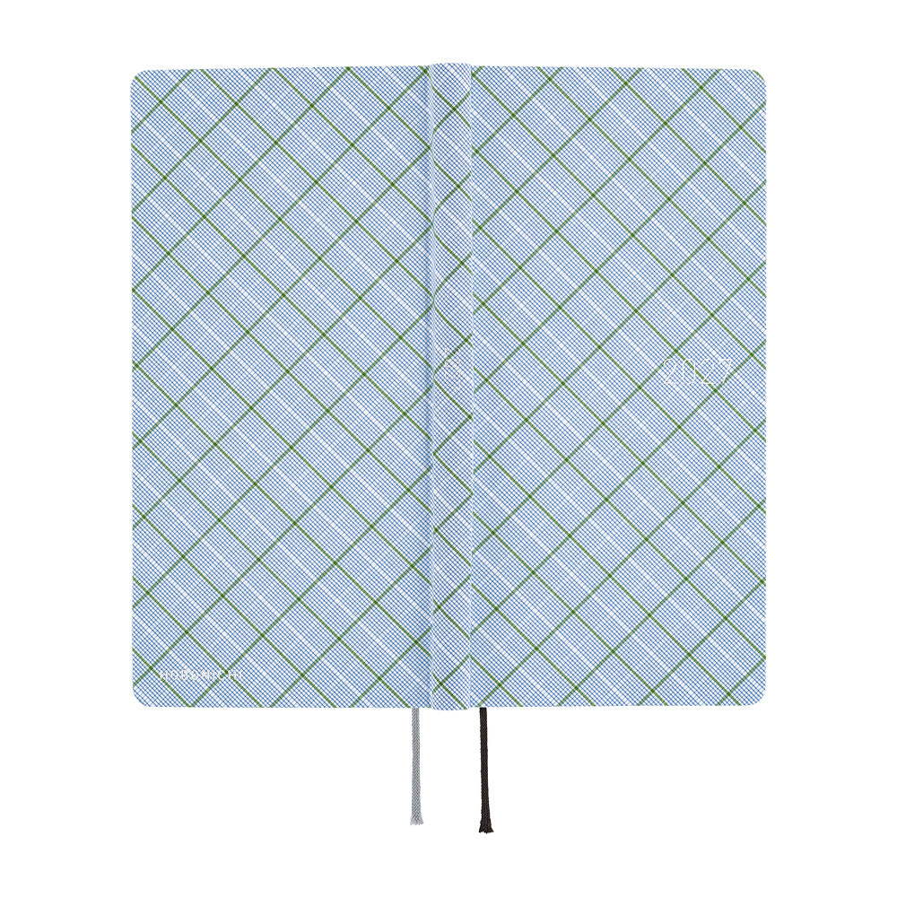 Hobonichi Techo Weeks Shirt Fabric Graph Plaid- 2027