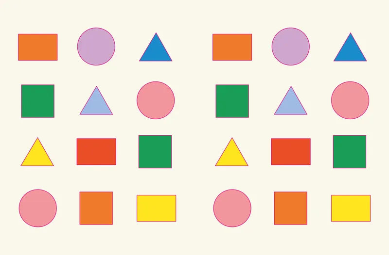 Stickerbuch Geometrische Figuren Zoé de Las Cases - Hachette