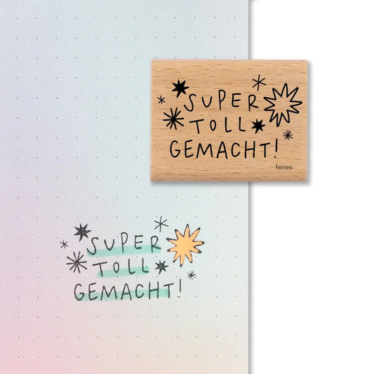 feines Stempel Super toll gemacht