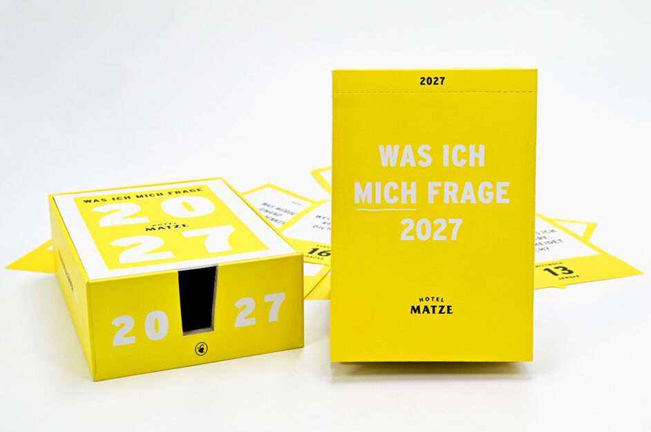 Hotel Matze - Was ich mich frage Abreißkalender 2027