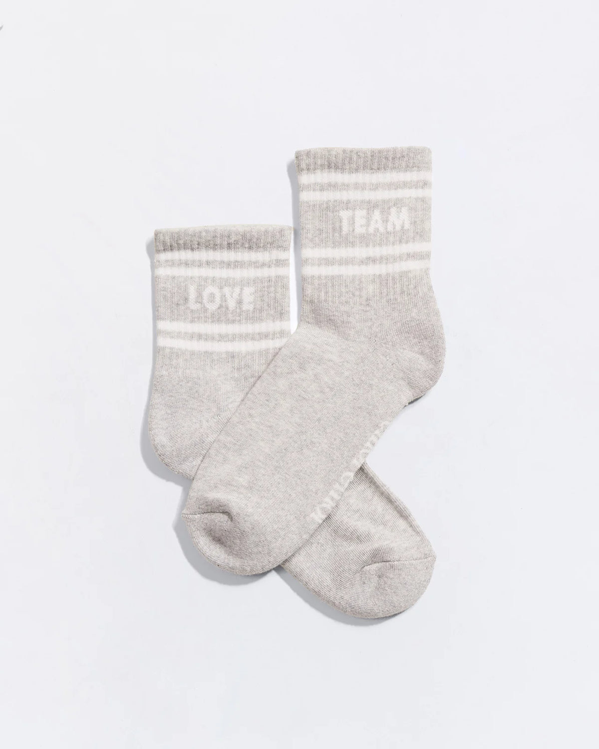 Socken Team Love hellgrau - Emoi Emoi