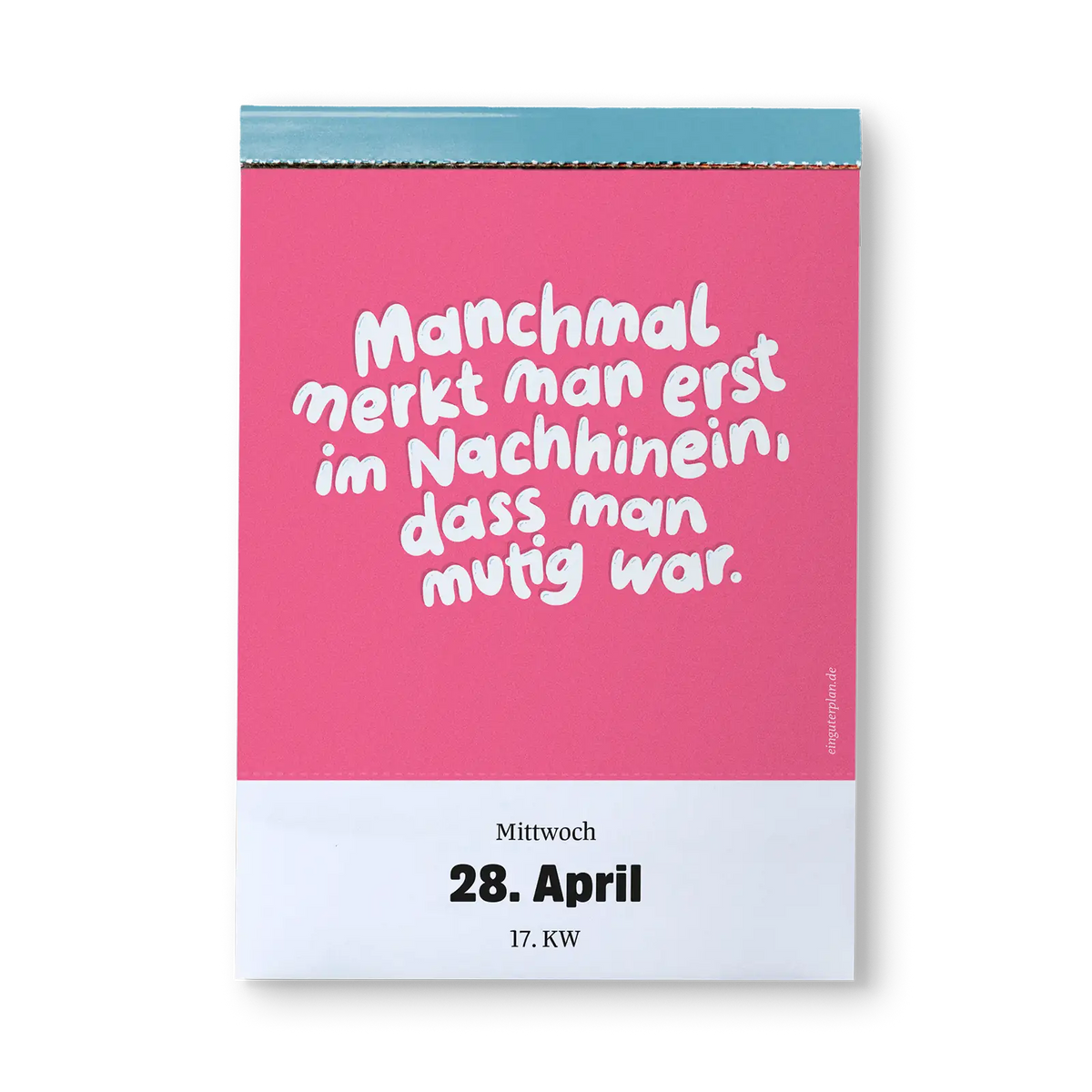 Ein guter Plan Abreißkalender 2027