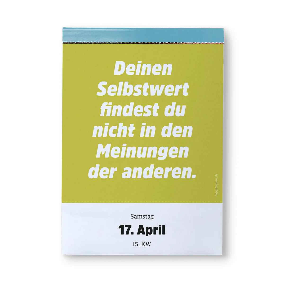 Ein guter Plan Abreißkalender 2027