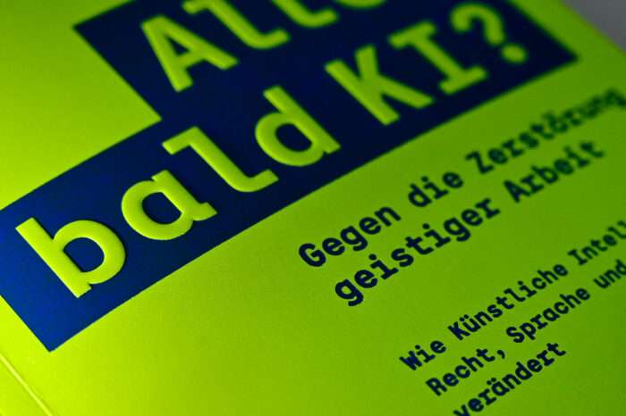 Buch Alles bald KI - NIna George/Petra Gehring (Hrsg.)