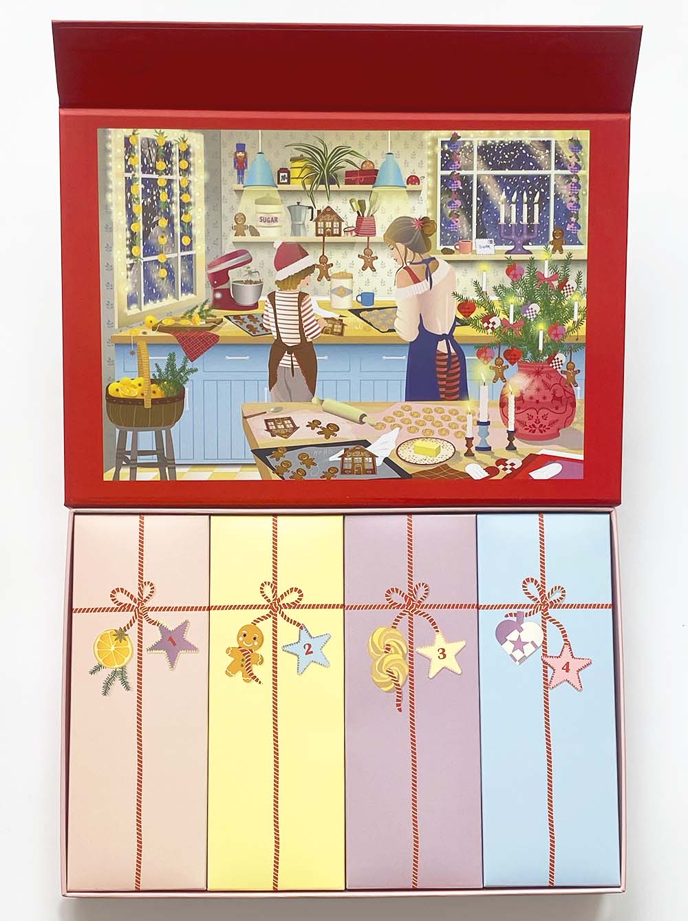 Sweet Christmas Puzzle Adventskalender 1000 Teile - Vissevasse