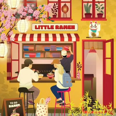 Puzzle Little Ramen 150 Teile - Vissevasse