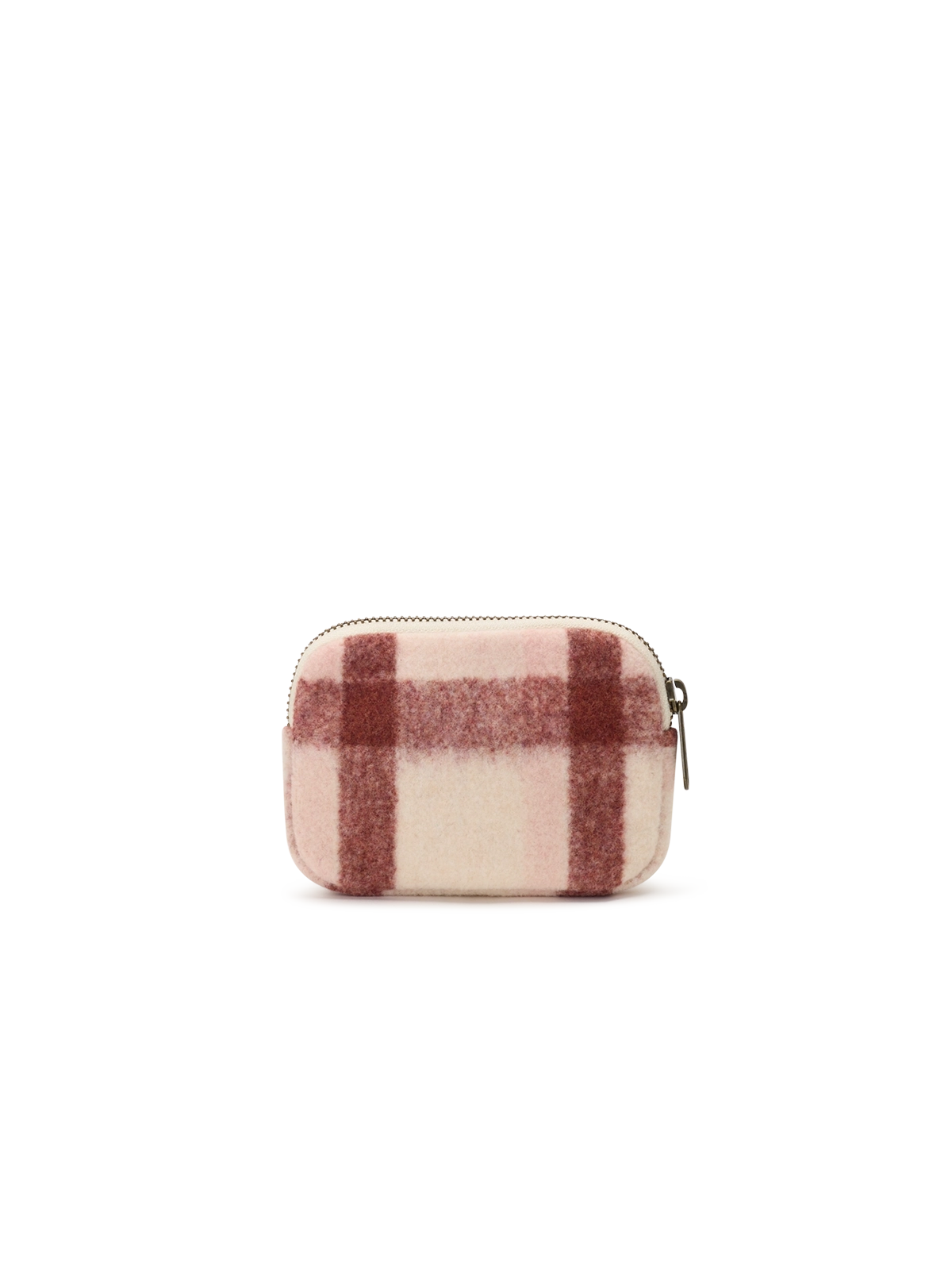 Hindbag - Lili Geldbörse burgundy Tartan kariert