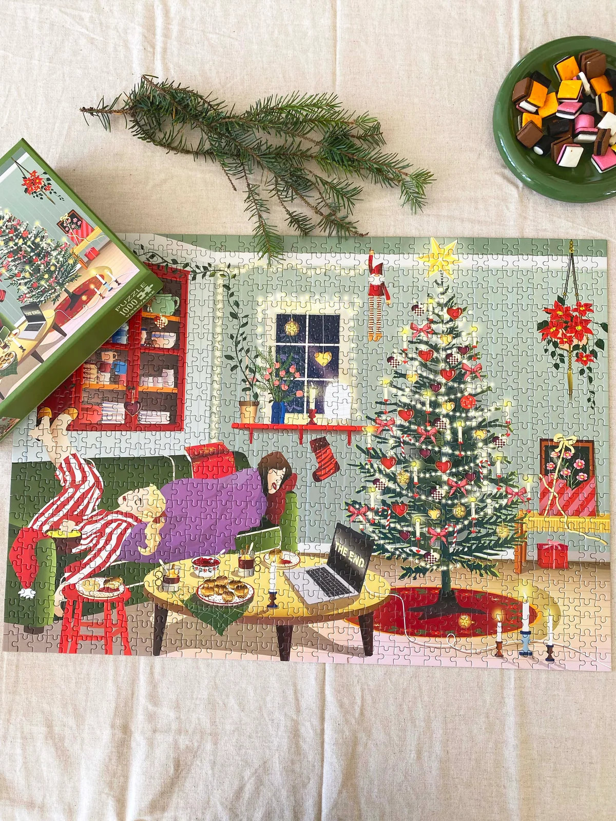 Puzzle Lazy Days 1000 Teile - Vissevasse