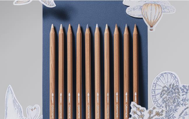Set Toile de Jouy 10 Farbstifte - Caran d'Ache