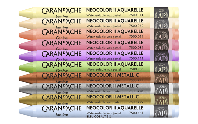 Set Toile de Jouy Multiprodukte Farbstifte und Neocolor II - Caran d'Ache