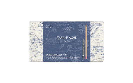 Set Toile de Jouy Multiprodukte Farbstifte und Neocolor II - Caran d'Ache