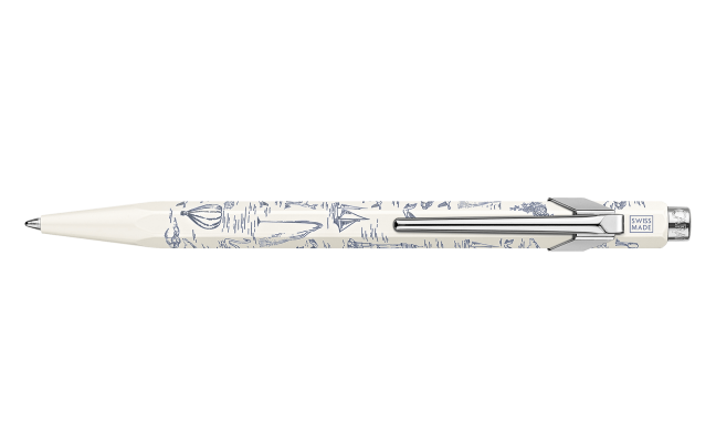Toile de Jouy KUGELSCHREIBER 849™ weiß/blau - Caran d'Ache