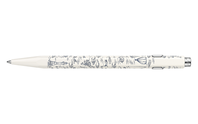 Toile de Jouy KUGELSCHREIBER 849™ weiß/blau - Caran d'Ache