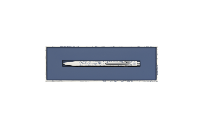 Toile de Jouy KUGELSCHREIBER 849™ weiß/blau - Caran d'Ache