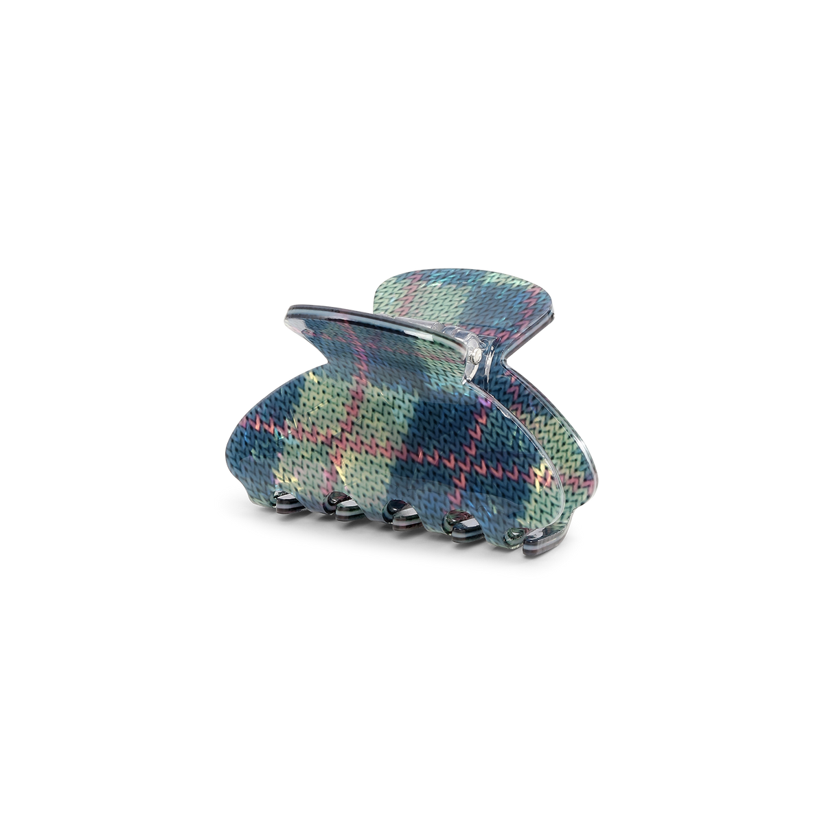 Ida Knitted Mini Blue Hair Clip - Sui Ava