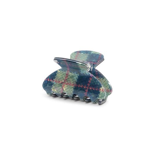 Ida Knitted Mini Blue Hair Clip - Sui Ava