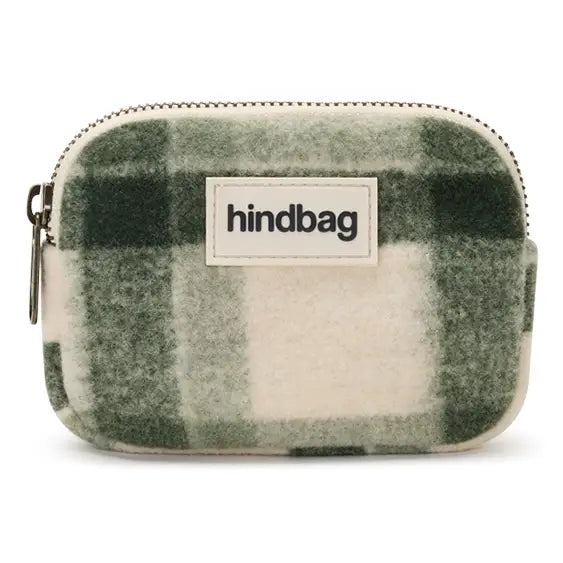 Hindbag - Lili Geldbörse green Tartan kariert