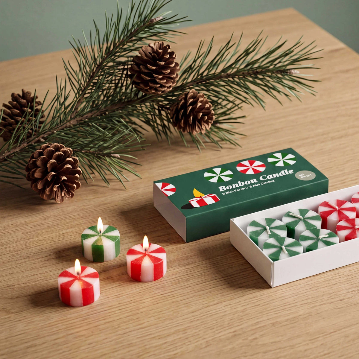 Kerzen BonBon Candle XMAS Box von Not the Girl